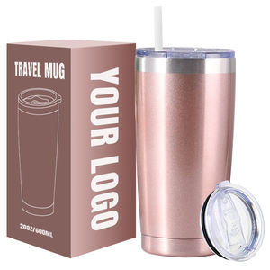 Vaso de Viaje de Acero Inoxidable con Aislamiento al Vacío de Doble Pared, Personalizado con Logotipo, Regalo Empresarial de Lujo, Libre de BPA, Pedidos al por Mayor - Product Image 1