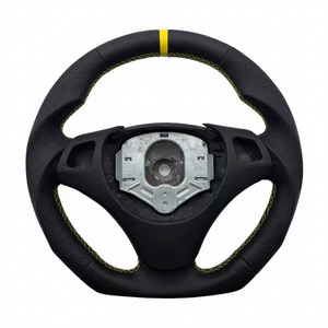 منفذ المصنع <span class=keywords><strong>M</strong></span> جلد مثقب ناعم أداء جلد أصفر شريط لسيارة BMW E90 إكسسوار - Product Image 1