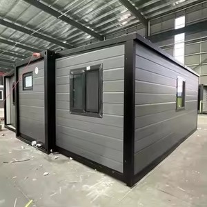 บ้านคอนเทนเนอร์ขนาดใหญ่ โครงสร้างเหล็กแข็งแรง ทนทาน กันน้ำ กันไฟ พร้อมฉนวนกันความร้อนแบบแผงแซนวิช ขยายได้ - Product Image 2