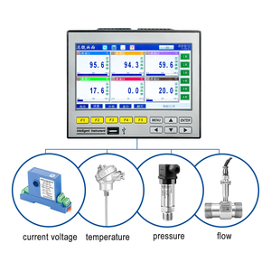 16 Channel Intelligent Paperless Recorder Bar Graph Display <b>Temperature</b> Data <b>Logger</b> Intelligent Paperless Recorder - Product Image 2