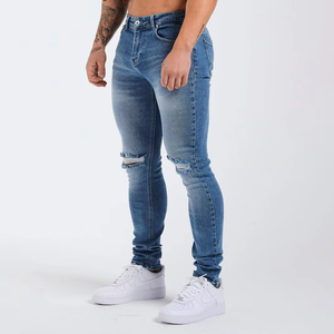 Pantalons en denim vintage personnalisés, jeans en denim pour hommes - Product Image 3