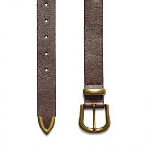 Cinturón de Cuero Vacuno 100% Auténtico, Estilo Vintage, con Hebilla de Acero, Impermeable, Ecológico, Duradero y Ligero - Product Image 5