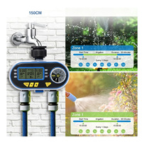 Programmateur d'arrosage pour tuyau d'arrosage, contrôleur d'irrigation programmable avec modes Retard de pluie et Manuel, minuterie d'arrosage automatique pour pelouse et jardin