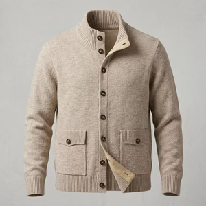 Winter Fleece Warm <strong>Men's</strong> Hooded Pullover Sweater Slim Fit Zipper Closure ODM Supply <strong>Christmas</strong> <strong>Jumper</strong> - Product Image 2