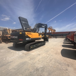 Excavadora hidráulica de orugas Hyundai 305lc-9T usada de alta calidad, bomba de caja de cambios de motor Cummins, producción de Corea - Product Image 1