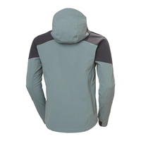 Veste coupe-vent imperméable de haute qualité pour hommes pour l'automne hiver respirant sans couture col montant fermeture éclair XL Service OEM