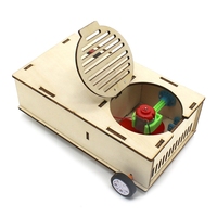 Kit de robot de nettoyage électronique en bois à monter soi-même OKYN-G5527 pour l'éducation STEM