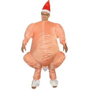 Déguisement de fête d'halloween, déguisement de mascotte, costume de dinde gonflable pour adulte