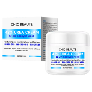 CHIC BEAUTE Crème à l'urée 42% + Acide Salicylique 2% Marque Privée, Crème Anti-Acné pour les Pieds, Répare les Talons Fissurés, les Cuticules et les Peaux Mortes - Product Image 4