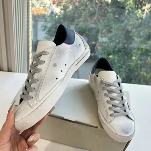 Zapatillas Deportivas de Lujo de Diseñador, de Caña Alta, con Parte Superior de Malla Elástica Transpirable, con Cordones, Blancas, Antideslizantes y Cómodas - Product Image 1