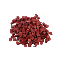 Friandises pour chiens en bâtonnets de bœuf premium lyophilisées, riches en protéines, saveur poulet et légumes, non biologiques, pour la santé de la peau et du pelage