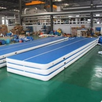 Tapis de gymnastique professionnel en PVC pour Taekwondo, épaisseur 20 cm, pour figures acrobatiques, tapis gonflable haute densité, excellente absorption des chocs, sûr