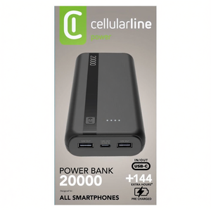 Batería externa negra (Batteria 20000mAh) Power Delivery PBENTRY20000K - Product Image 3