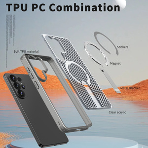 Étui de téléphone avec support de dissipation thermique pour Samsung S26 Ultra, coque magnétique antichoc pour Samsung Galaxy S26 S25 - Product Image 2