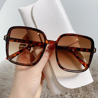 Lunettes de soleil carrées dégradées 2026 – Nouvelle tendance pour femmes, protection UV, style vintage