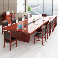 Ensemble de chaises de table de conférence modernes et luxueuses XTHYZ-007 bureau de direction pour salle de conférence en panneau de mélamine durable
