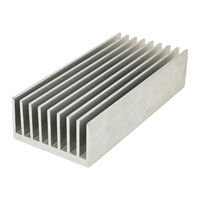 Radiateur en profilé d'aluminium sur mesure, extrusion de peignes en alliage d'aluminium, usinage CNC d'oxyde d'aluminium, haute conductivité thermique