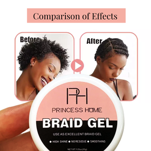 Biểu tượng tùy chỉnh ổ khóa Braid gel cực giữ độ bóng cao Frizz & Flake-Miễn phí cạnh kiểm soát Slick & phong cách bím tóc xoắn cornrows Gel - Product Image 4