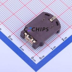 BS-08-B2AA020 Button & Strip Battery Connector SMD Connector Battery Holder CR2032 Phosphor Bronze - Product Image 2