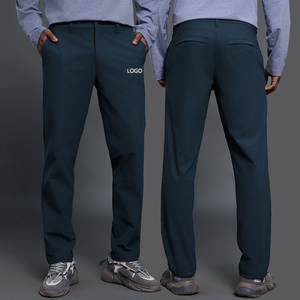 Nouveauté <span class=keywords><strong>Pantalon</strong></span> habillé décontracté pour homme Coupe droite Coupe ample Amincissant <span class=keywords><strong>Pantalon</strong></span> <span class=keywords><strong>de</strong></span> bureau et quotidien polyvalent sur mesure - Product Image 1