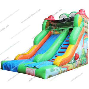 Tobogán inflable <span class=keywords><strong>de</strong></span> rana hongo, logotipo personalizado, castillo inflable <span class=keywords><strong>de</strong></span> <span class=keywords><strong>Lilo</strong></span> que rebota, alquiler <span class=keywords><strong>de</strong></span> fiestas al aire libre, juguete <span class=keywords><strong>de</strong></span> salto <span class=keywords><strong>de</strong></span> negocios para niños - Product Image 1