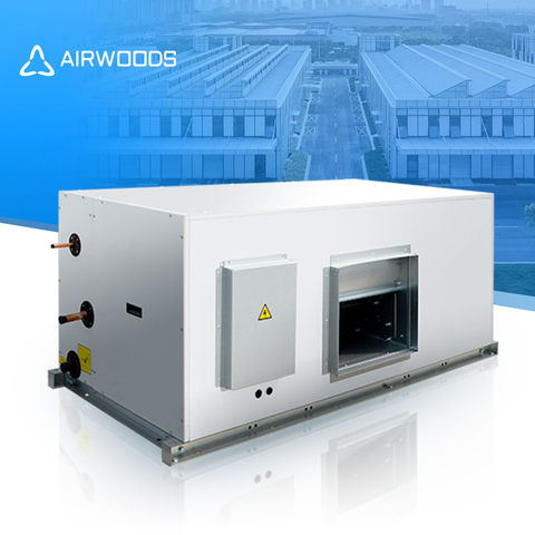 Customization Ahu Dual Temperature Monitor High Efficiency Refrigerant Heat Exchanger Air Handling Units With Heat Recovery