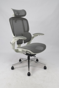 Chaise de <span class=keywords><strong>bureau</strong></span> ergonomique de luxe à dossier haut avec support lombaire réglable en gros réglable d'usine de conception d'ascenseur moderne - Product Image 2