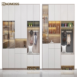 Mobile Portascarpe in Legno Moderno con Scaffale per Casa, Armadio Moderno in Legno con Portascarpe per Uso Quotidiano - Product Image 1