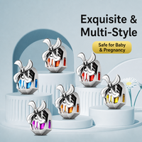 Diffuseur de parfum rotatif TopOne Creative Windmill pour voiture, sans alcool, à l'arôme végétal, à clipser sur la grille d'aération, pour voitures de luxe