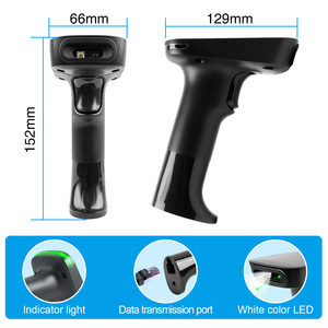 Thiết kế mới carva USB hỗ trợ mã vạch tự động đọc cầm tay có dây 2D Đầu đọc mã vạch hệ thống POS mã vạch chứng khoán COM - Product Image 4