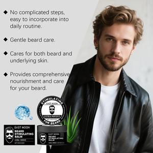 Private Label 100g uomo barba cura la pelle <span class=keywords><strong>balsamo</strong></span> lenitivo nutre delicato <span class=keywords><strong>balsamo</strong></span> per la cura della barba - Product Image 2