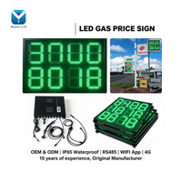 Letrero para Gasolinera con Pantalla de Precios de Combustible RS485 OIL-Show, Venta al Por Mayor de Fábrica