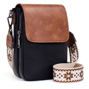 Bolso bandolera de cuero de primera calidad con correa ajustable 2025 Bolso bandolera de diseñador de lujo para mujer en cantidad a granel - Product Image 3