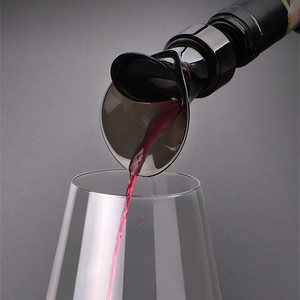 새로운 프리미엄 사용자 정의 꽃 모양 레드 와인 디켄터 병 마개 와인 공기 통풍 뿌리개 디스크 주둥이 - Product Image 5