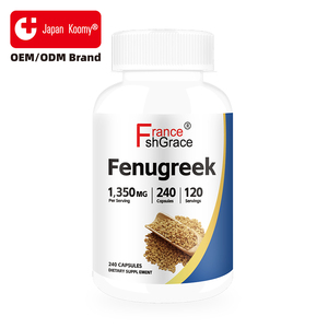 Suplemento de Semillas de Fenogreco Herbal Shecome, Apoyo Digestivo, Equilibrio Diario, 1350 mg, 240 Cápsulas de Semillas de Fenogreco para Mujeres y Hombres - Product Image 1
