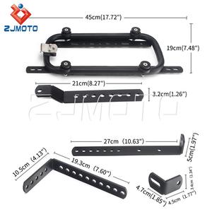 Maleta Lateral <span class=keywords><strong>para</strong></span> Motocicleta Sliver de 36L, Caja de Carga con Kit de Montaje de Liberación Rápida <span class=keywords><strong>para</strong></span> Honda, Suzuki, Yamaha, Kawasaki Cafe Racer - Product Image 6