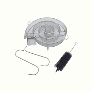 Générateur <span class=keywords><strong>de</strong></span> <span class=keywords><strong>fumée</strong></span> <span class=keywords><strong>froide</strong></span> en spirale en acier inoxydable, panier à fumer en forme d'escargot pour barbecue au gaz ou au charbon, boîte à fumer - Product Image 4