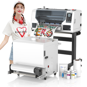 Low Price Dual Head XP600 DTF Printer A3 33cm T-Shirt Dtf Roll Inkjet Printers 13inch Impresora DTF Printer Printing Machine - Product Image 1