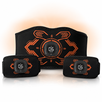Ceinture portable EMS et TENS sans fil à double zone pour le soulagement des douleurs menstruelles et abdominales