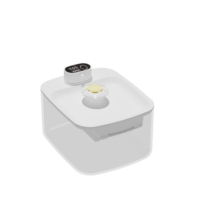 Fontaine à eau pour animaux de compagnie ChongxinIOT 3,2 L sans fil avec filtre 5 étapes, batterie 4000 mAh, 3 modes, activation par capteur, étanche, en plastique