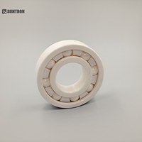 ZrO2 Deep Groove Full Ceramic Ball Bearing with PTFE Cage for Chemical and Industrial Equipment
