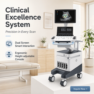 Sistema de Ultrasonido Doppler Color con Imágenes de IA y Monitor de 21.5 Pulgadas para Clínicas de Cardiología, Vascular y Obstetricia - Product Image 2