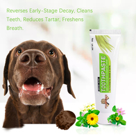 Ensemble de soins dentaires pour animaux de compagnie 3 en 1, brosse à dents et dentifrice pour chiens, kit d'hygiène buccale pour chats et chiens