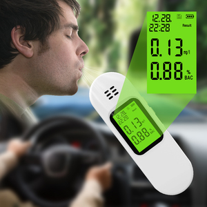 Probador de aliento profesional de mano, probador de alcohol, pantalla de cristal líquido, probador de alcohol con detector de alcohol con luz trasera - Product Image 2