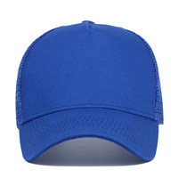 Gorra de camionero OEM personalizada con logo bordado 3D, de mezclilla y malla, gorra de béisbol de 5 paneles, poliéster/algodón, con hebilla de un solo botón, a la moda, unisex