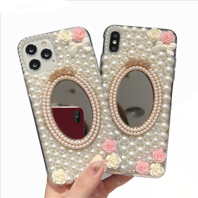 New Custom Design Handmade Sparkle Rhinestone Diamond Bling Phone Case for iPhone 11 12 13 14 15 Pro Max Case