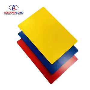 Cladding exterior wall alucobond waterproof 4mm pvdf glossy colour aluminum composite panels