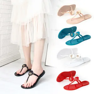 Drop Shipping Famous Brand TB Designer Ladies Cheap Beach Wholesale Women Flipflops Jelly Shoes Flip Flops Flip-Flops Slippers