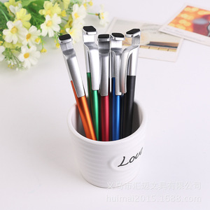 Bolígrafo con logotipo personalizado multifuncional 4 en 1, bolígrafo Stylus con soportes para teléfono móvil y limpiadores de pantalla - Product Image 6