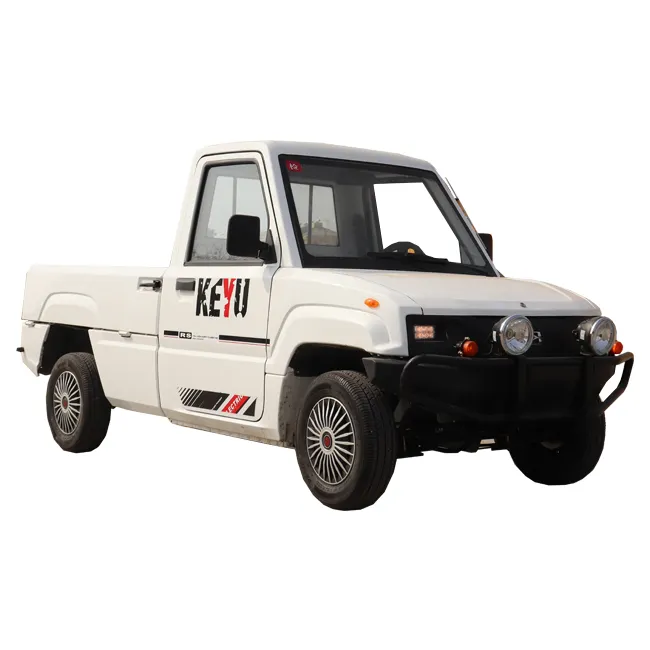 KEYU electric car 50km/h Intelligent system easy to operate electric vehicle electric pickup truck